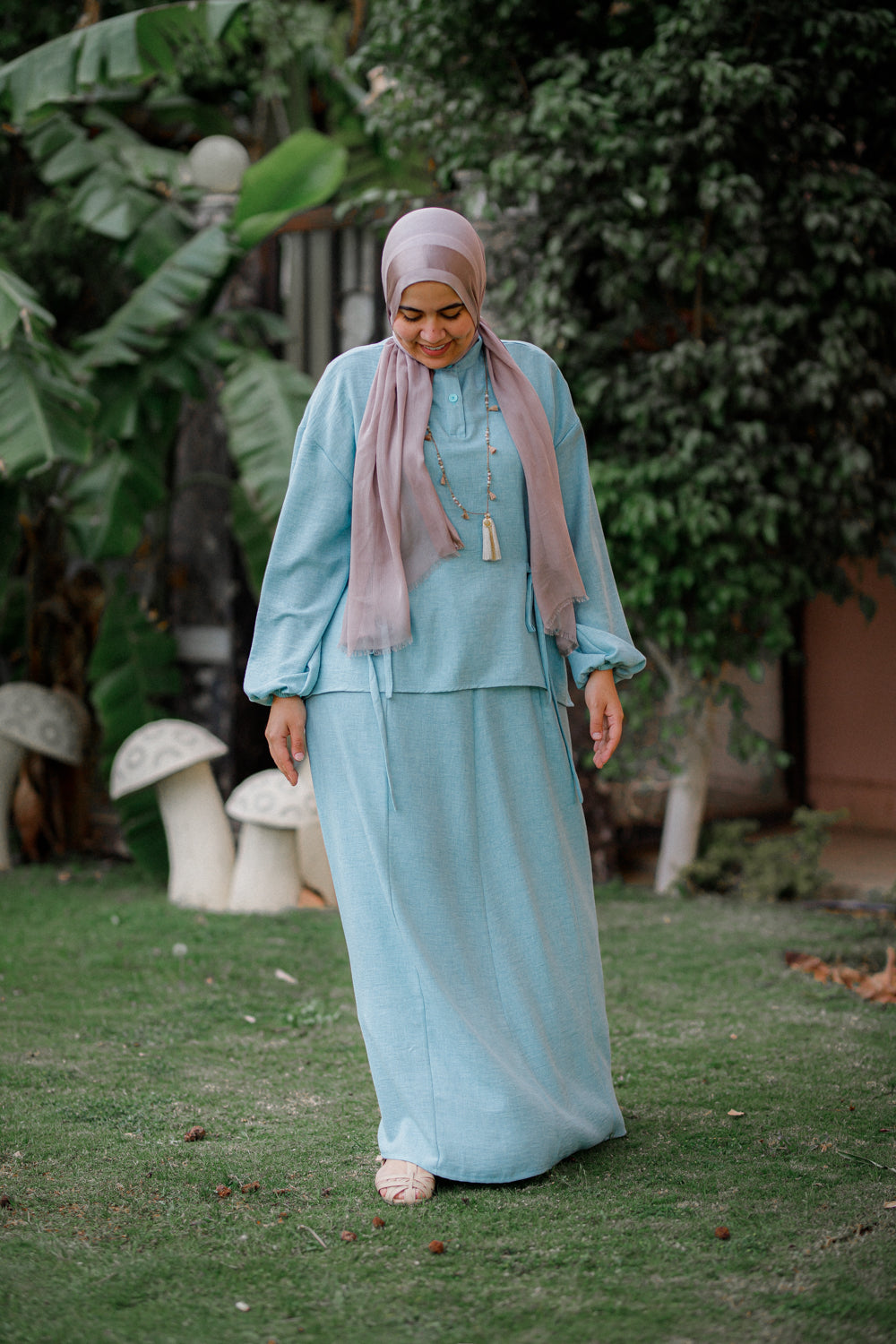 Mint Co-ord Linen Set