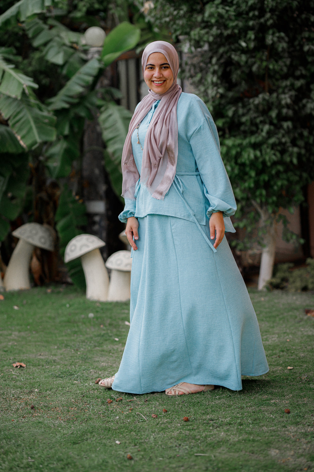Mint Co-ord Linen Set