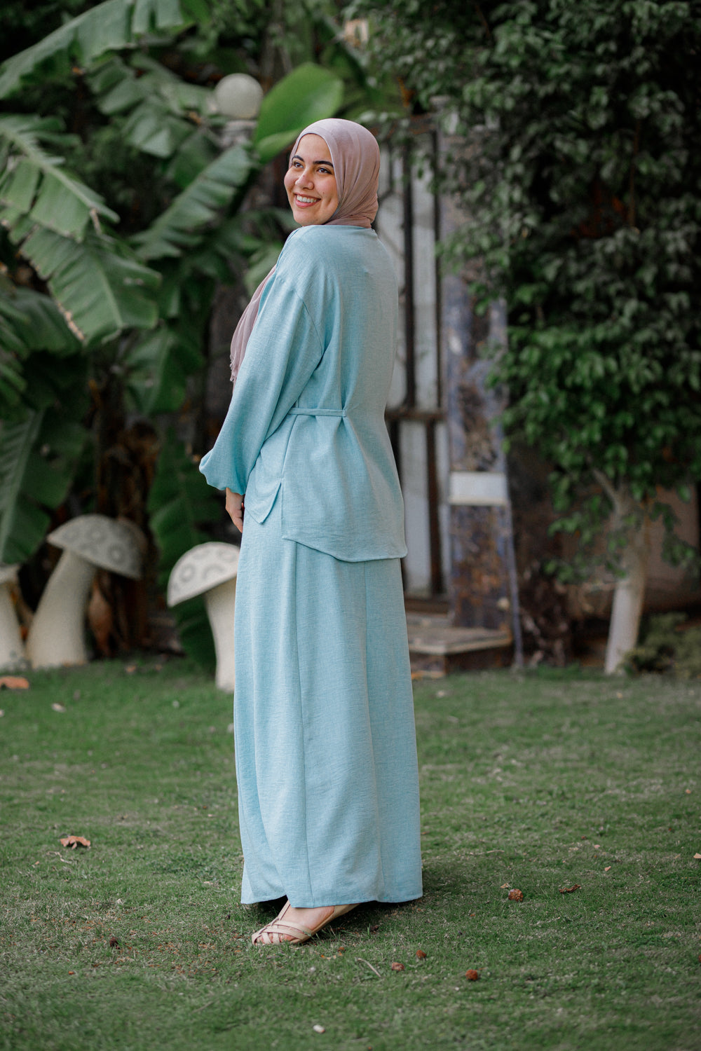 Mint Co-ord Linen Set
