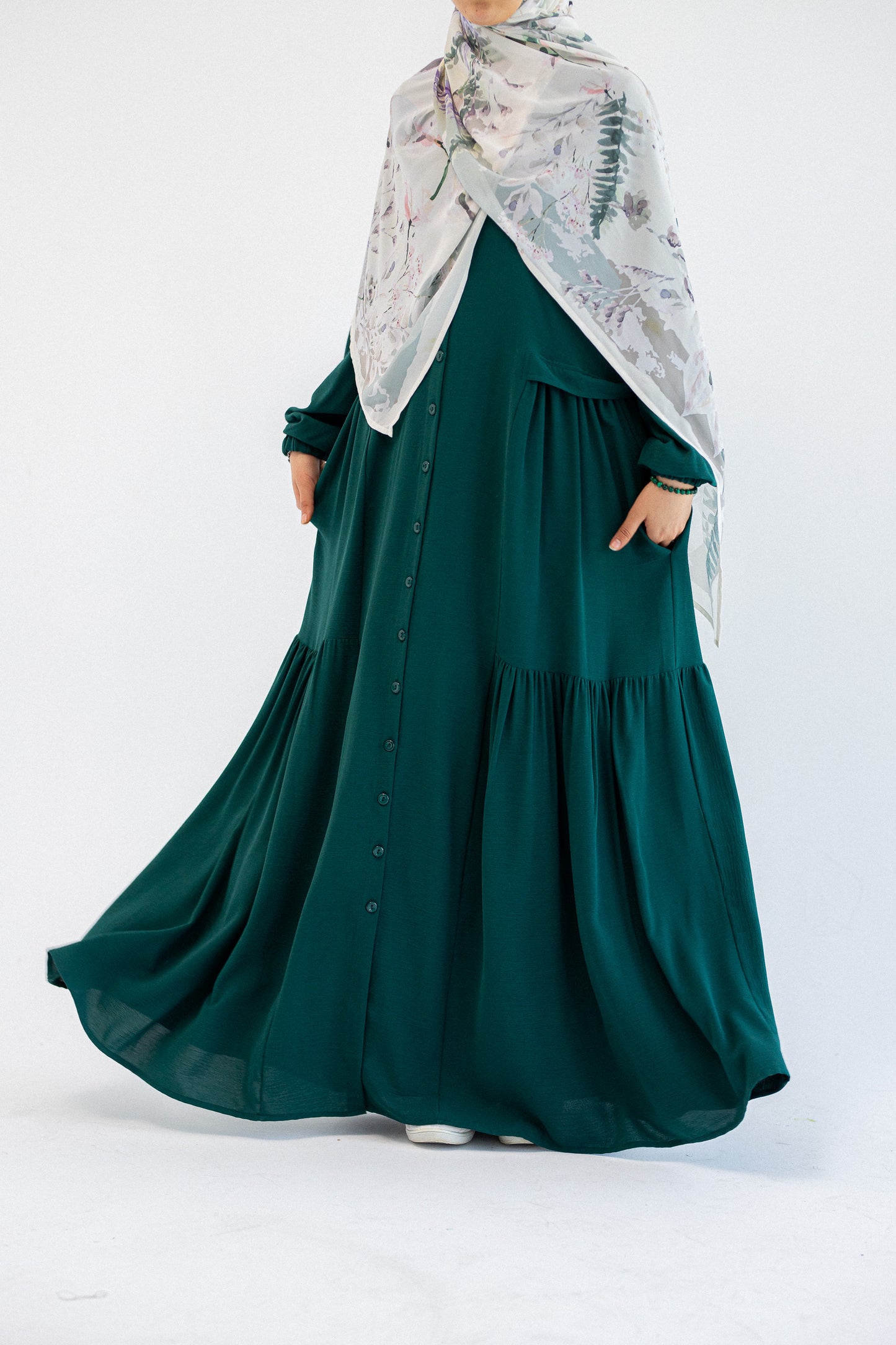 Green loose Dress