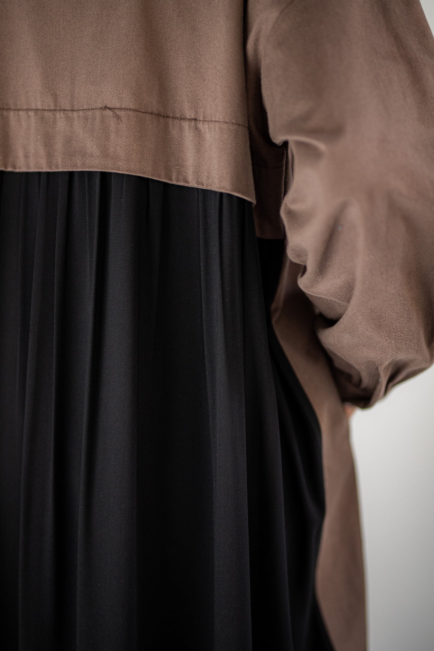 Mocha & Black Dress