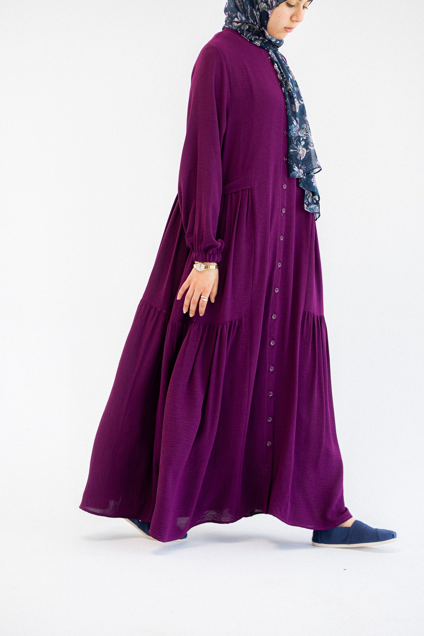 Purple loose Dress