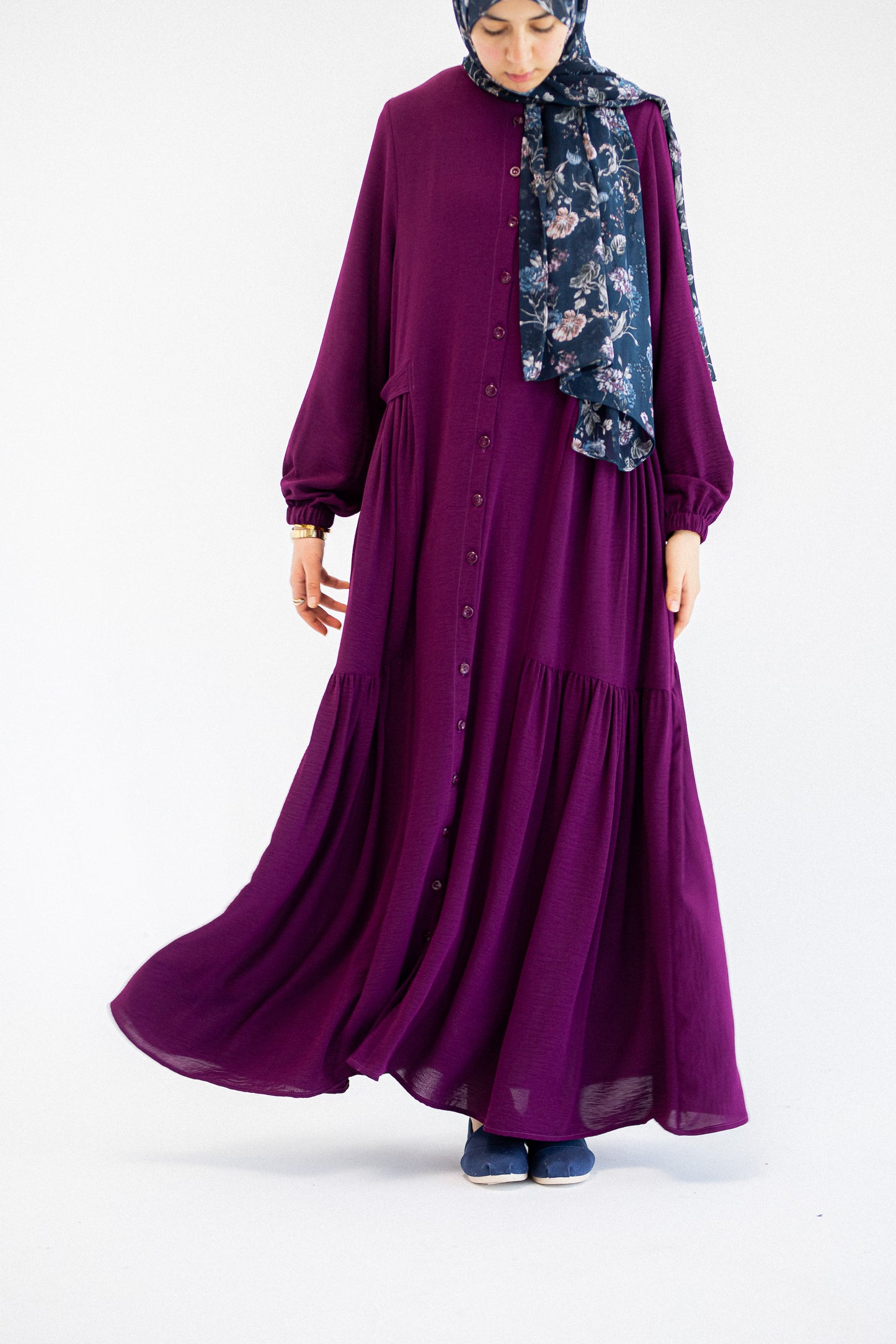 Purple loose Dress