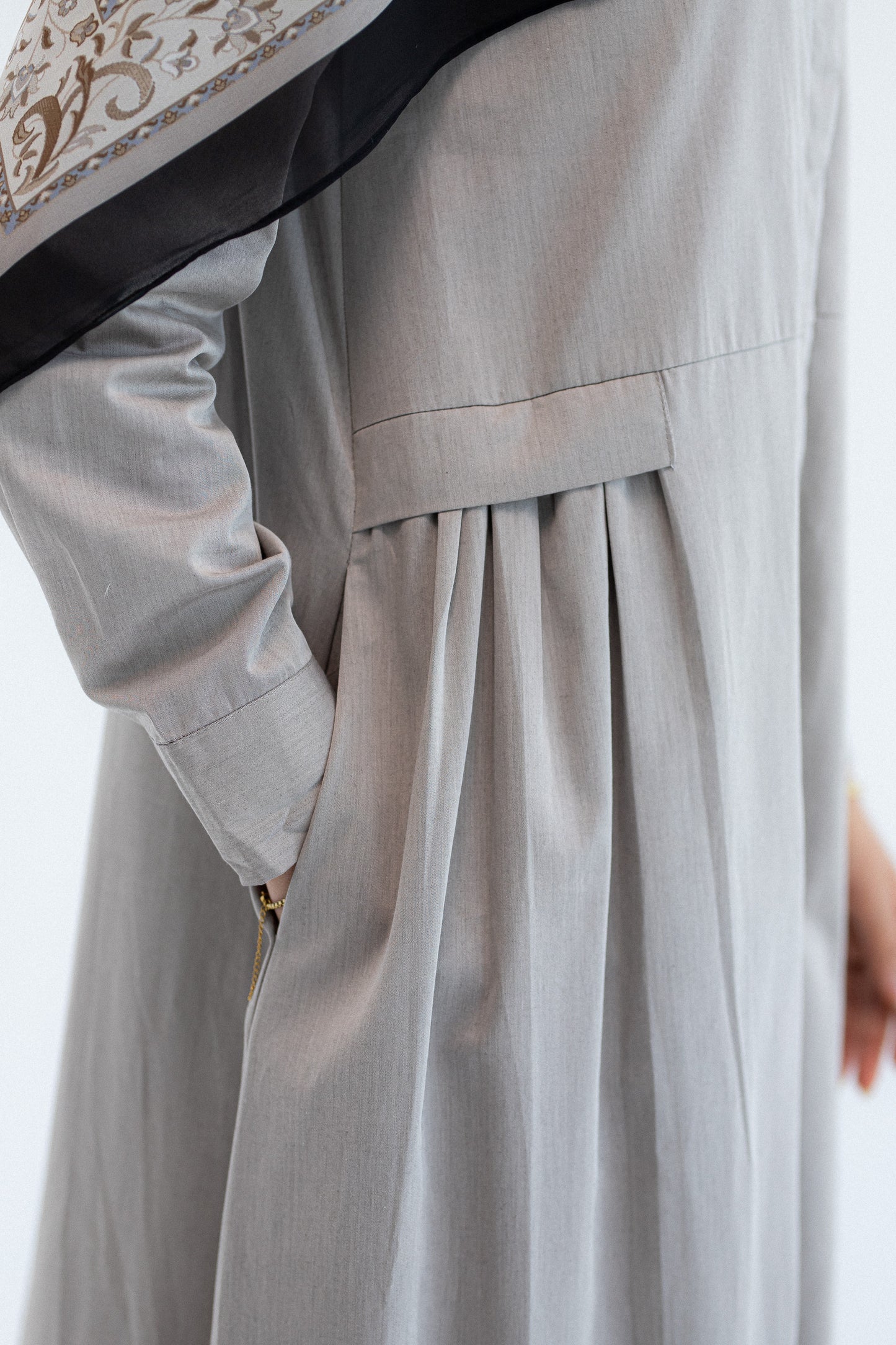 Gray Abaya Dress