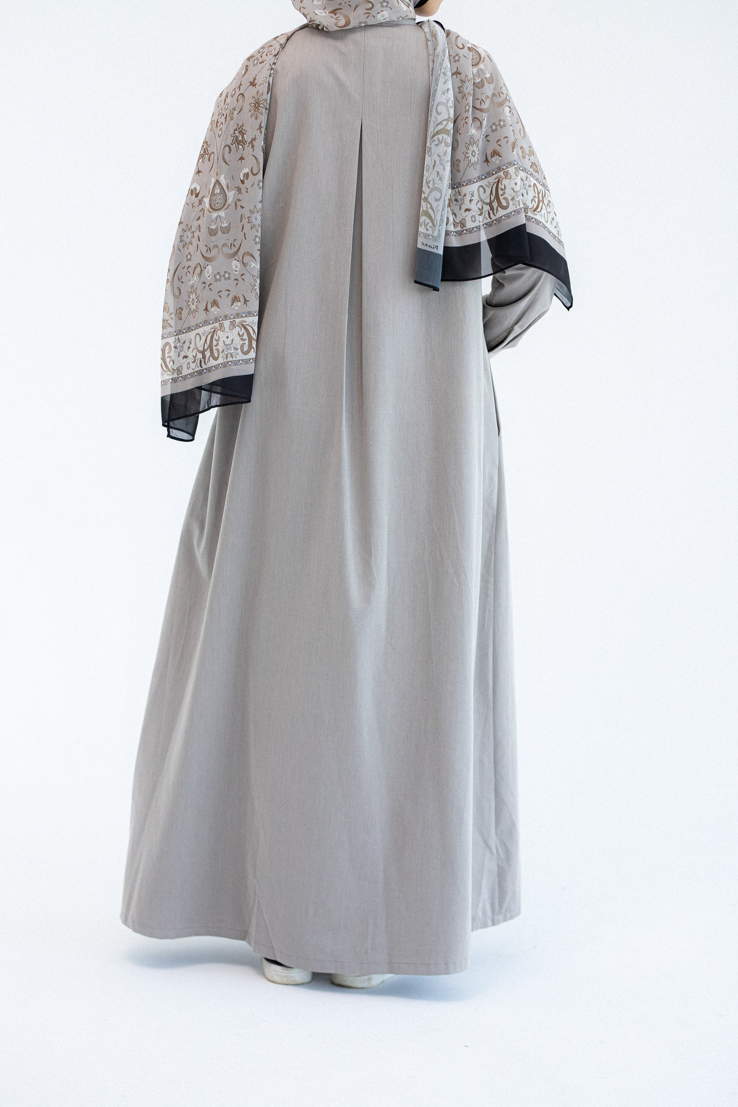 Gray Abaya Dress