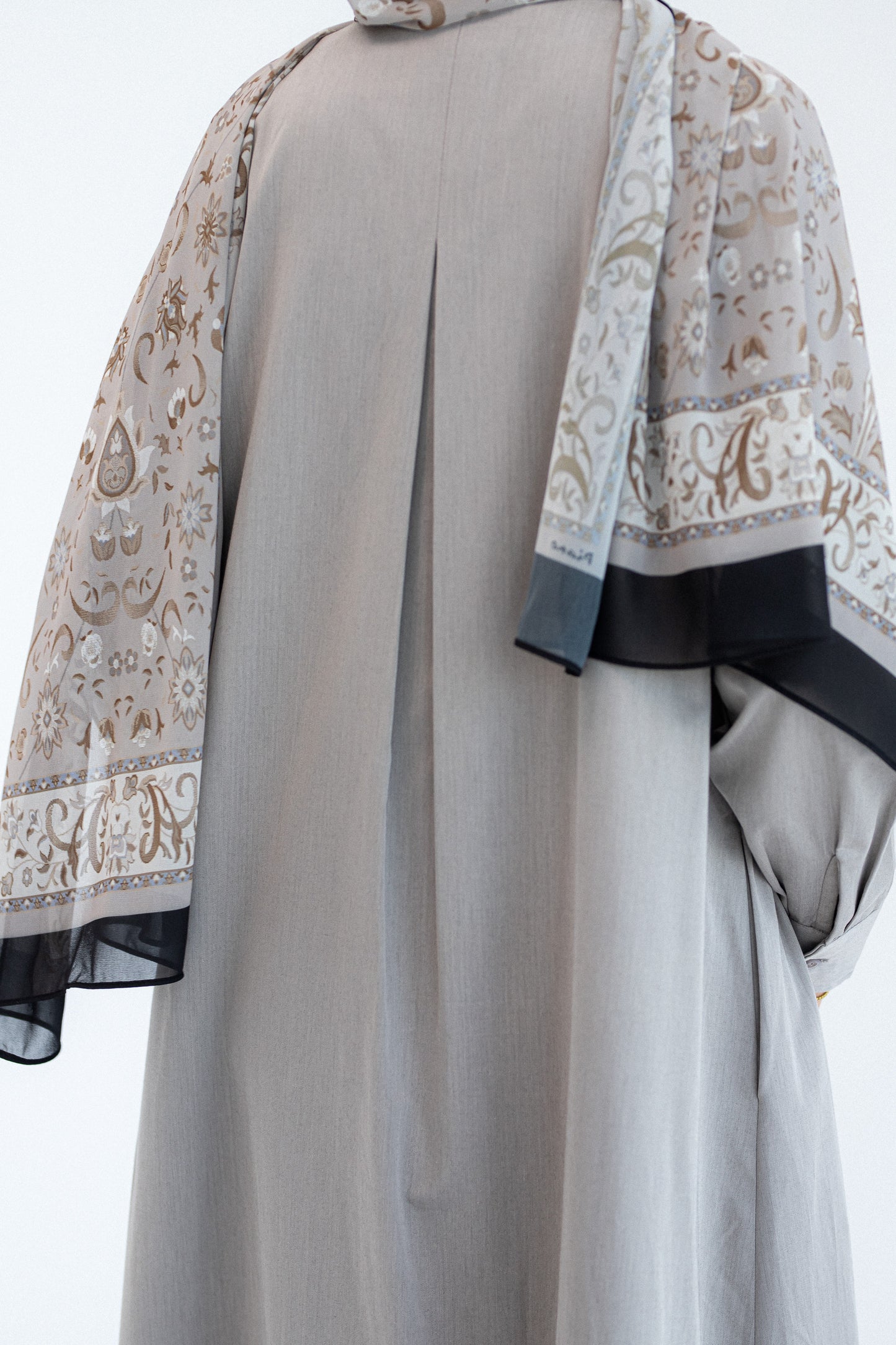 Gray Abaya Dress