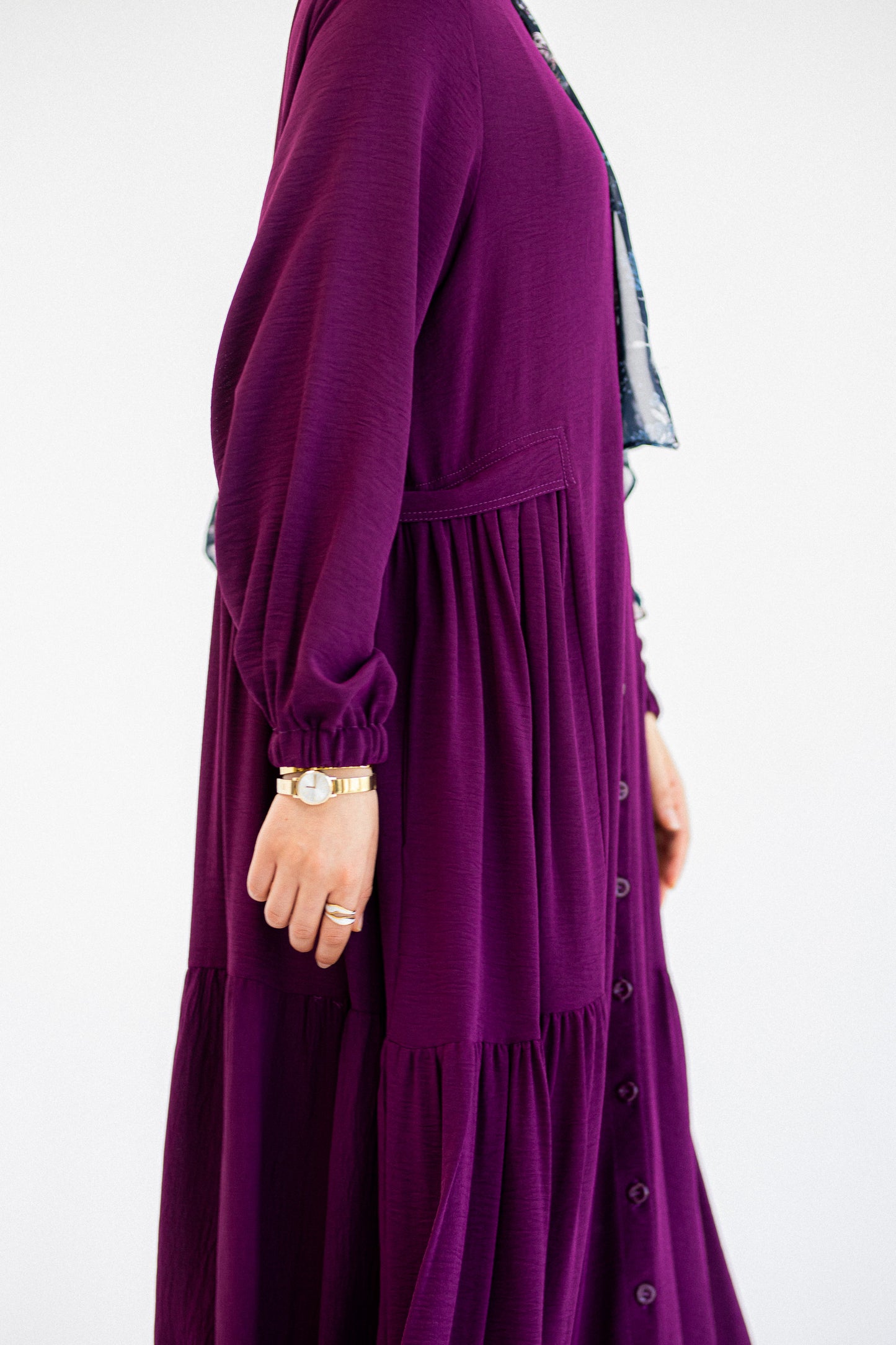Purple loose Dress