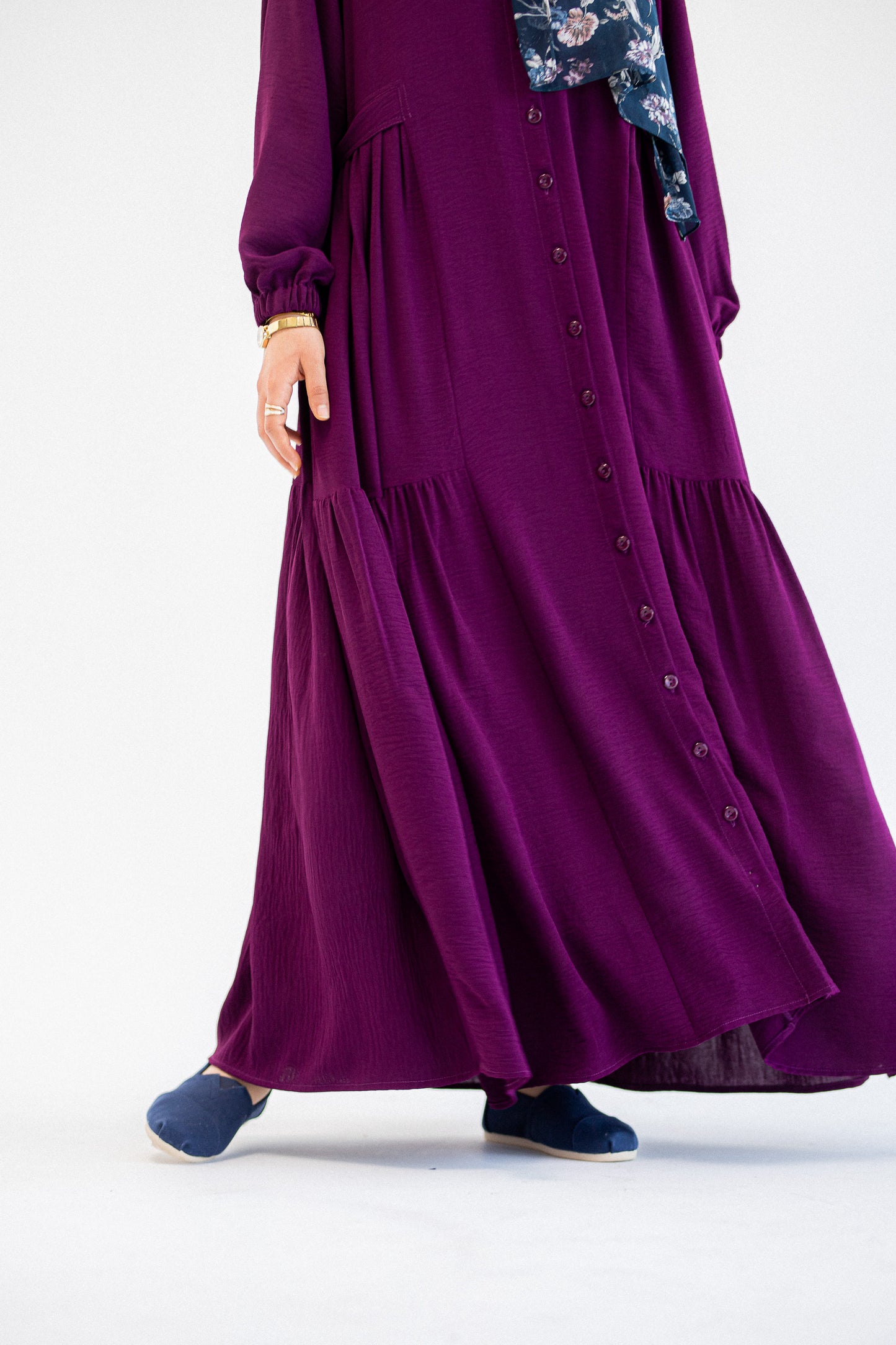Purple loose Dress