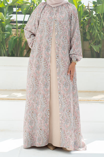 Paisley satin dress
