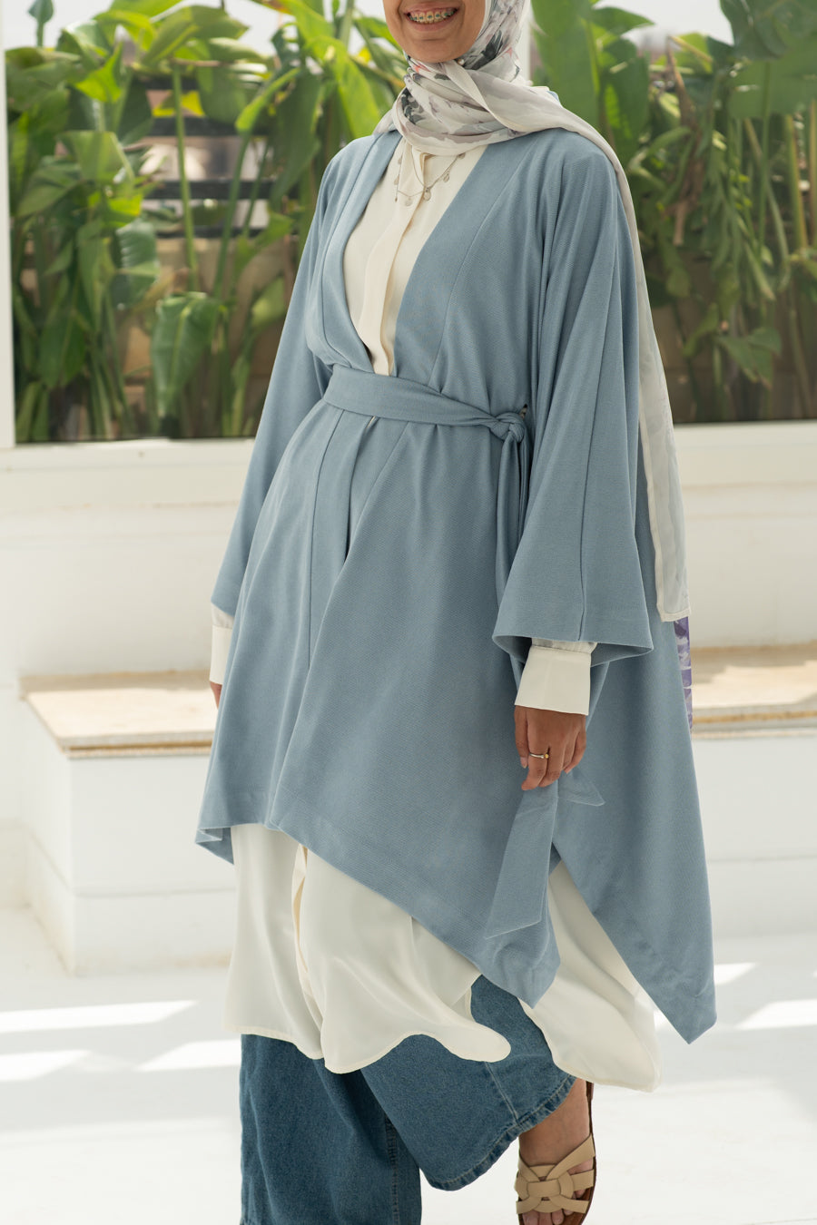 sky Blue summer cardigan