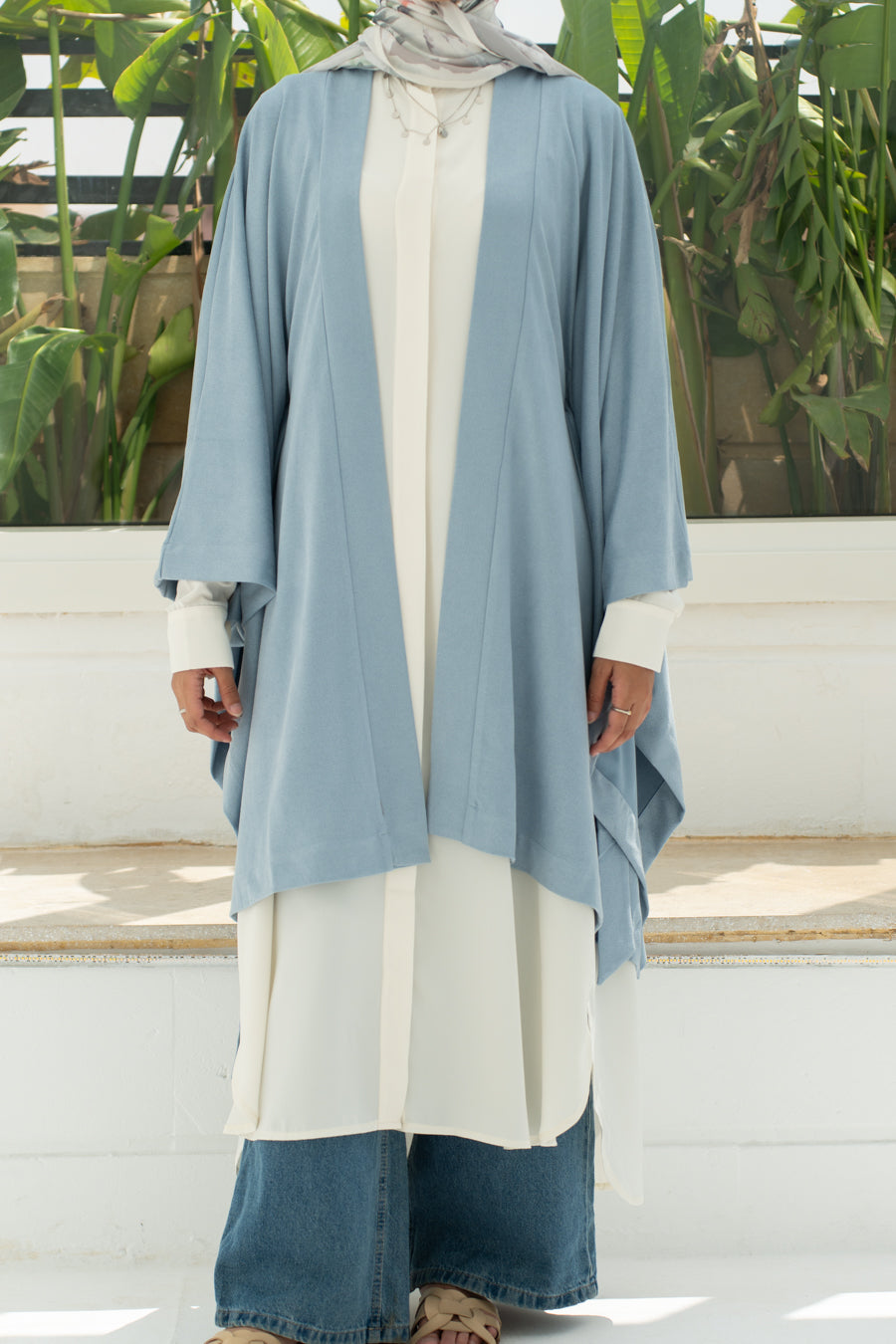 sky Blue summer cardigan