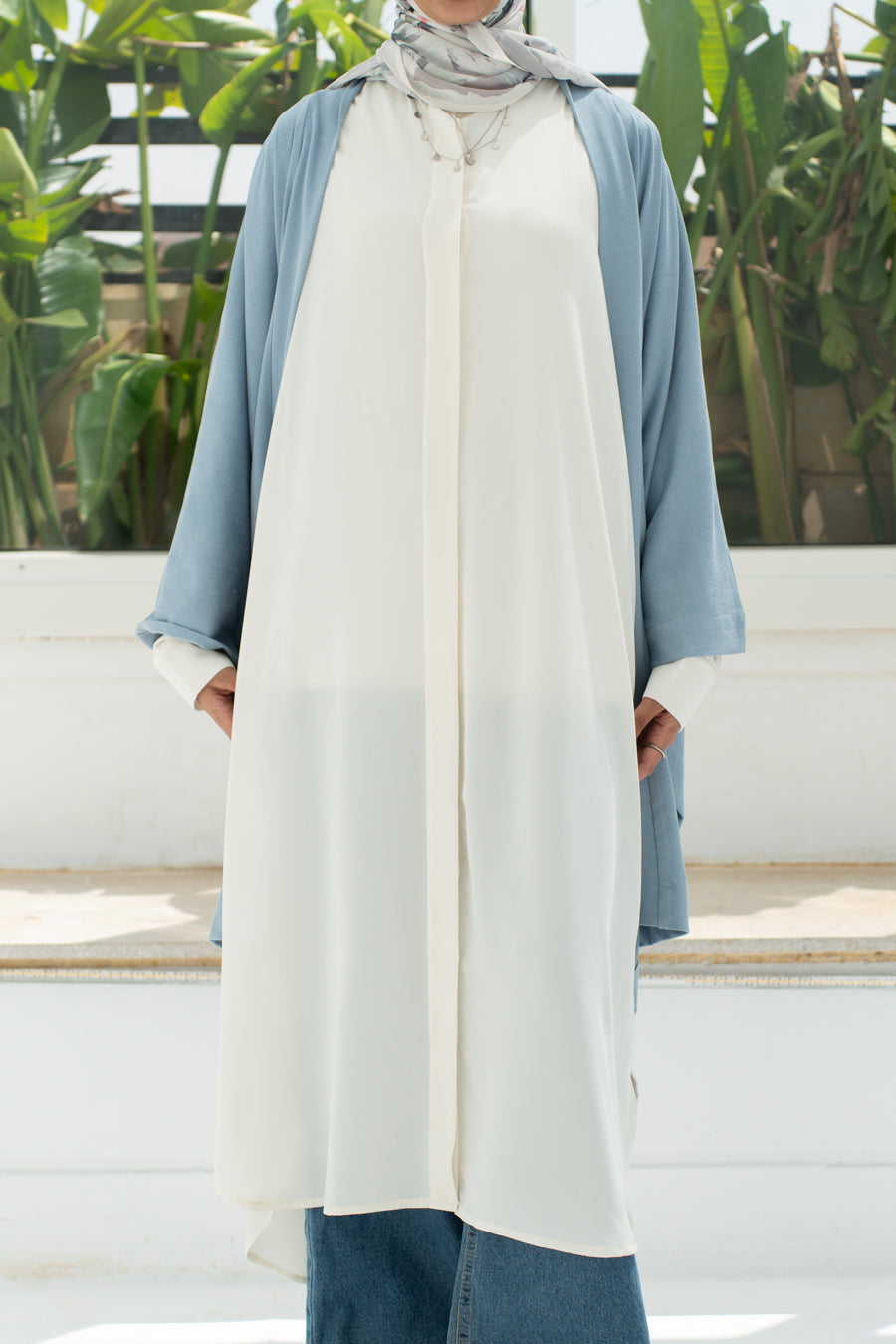 sky Blue summer cardigan