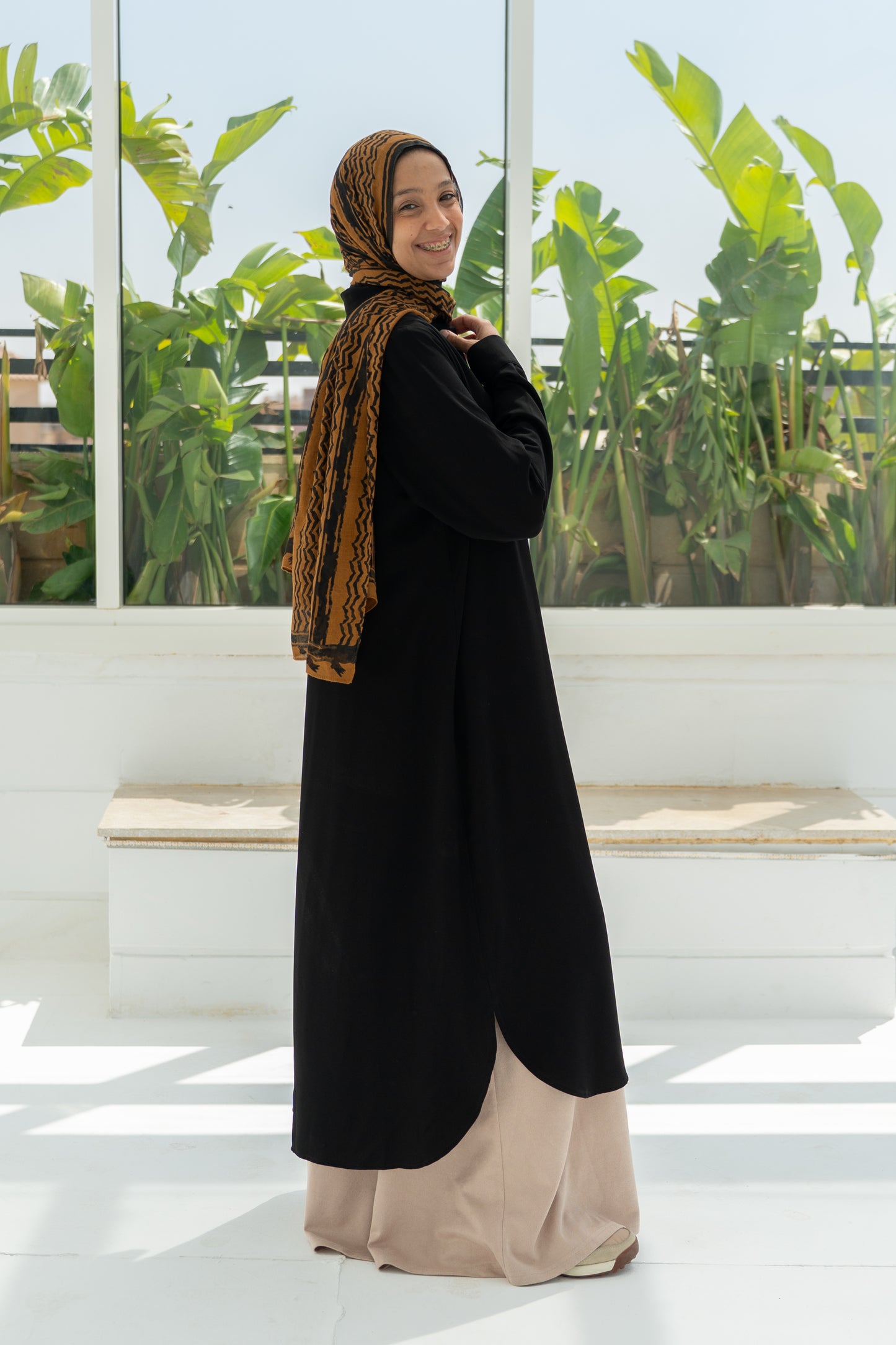 longline Black tunic