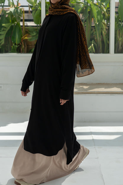 longline Black tunic