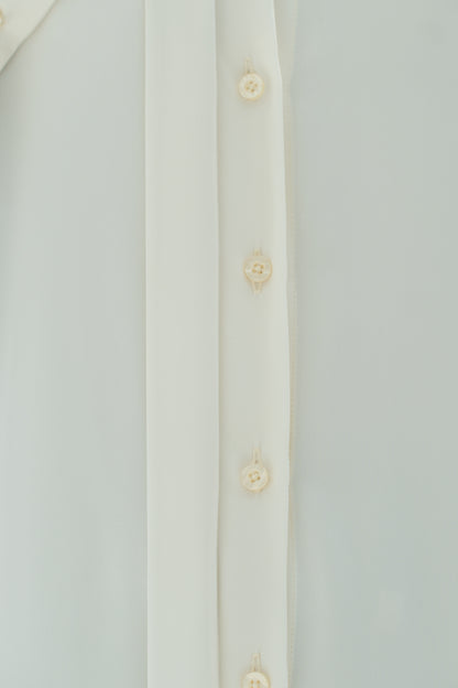Longline off-white tunic