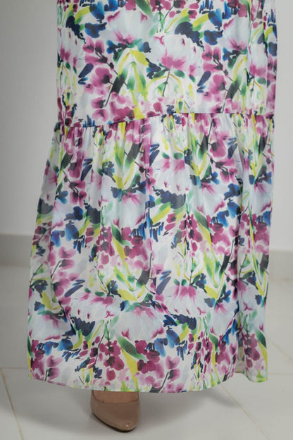 Fully lined chiffon dress