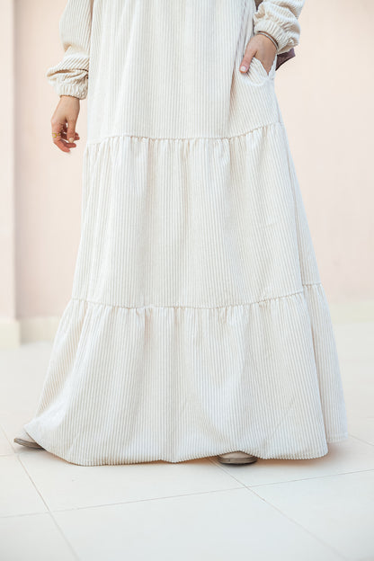 Velvet Crème Dress