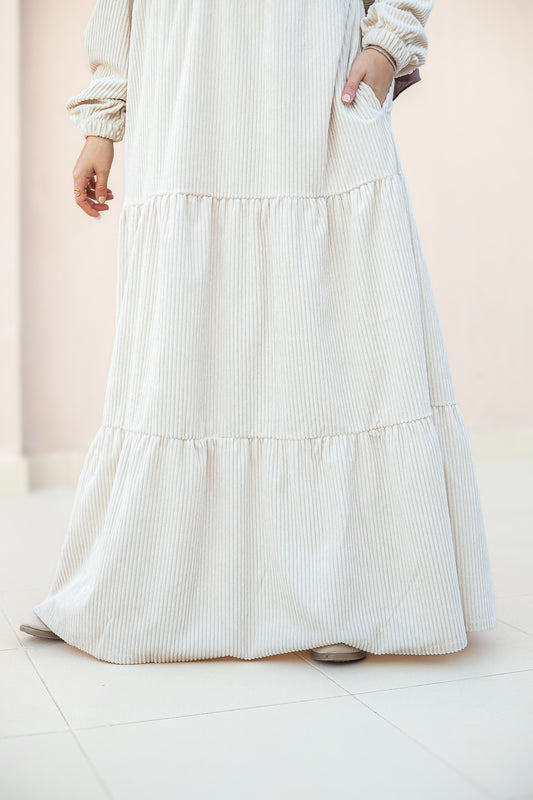 Velvet Crème Dress