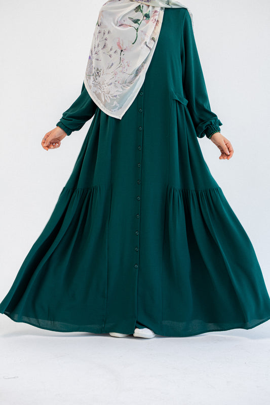 Green loose Dress