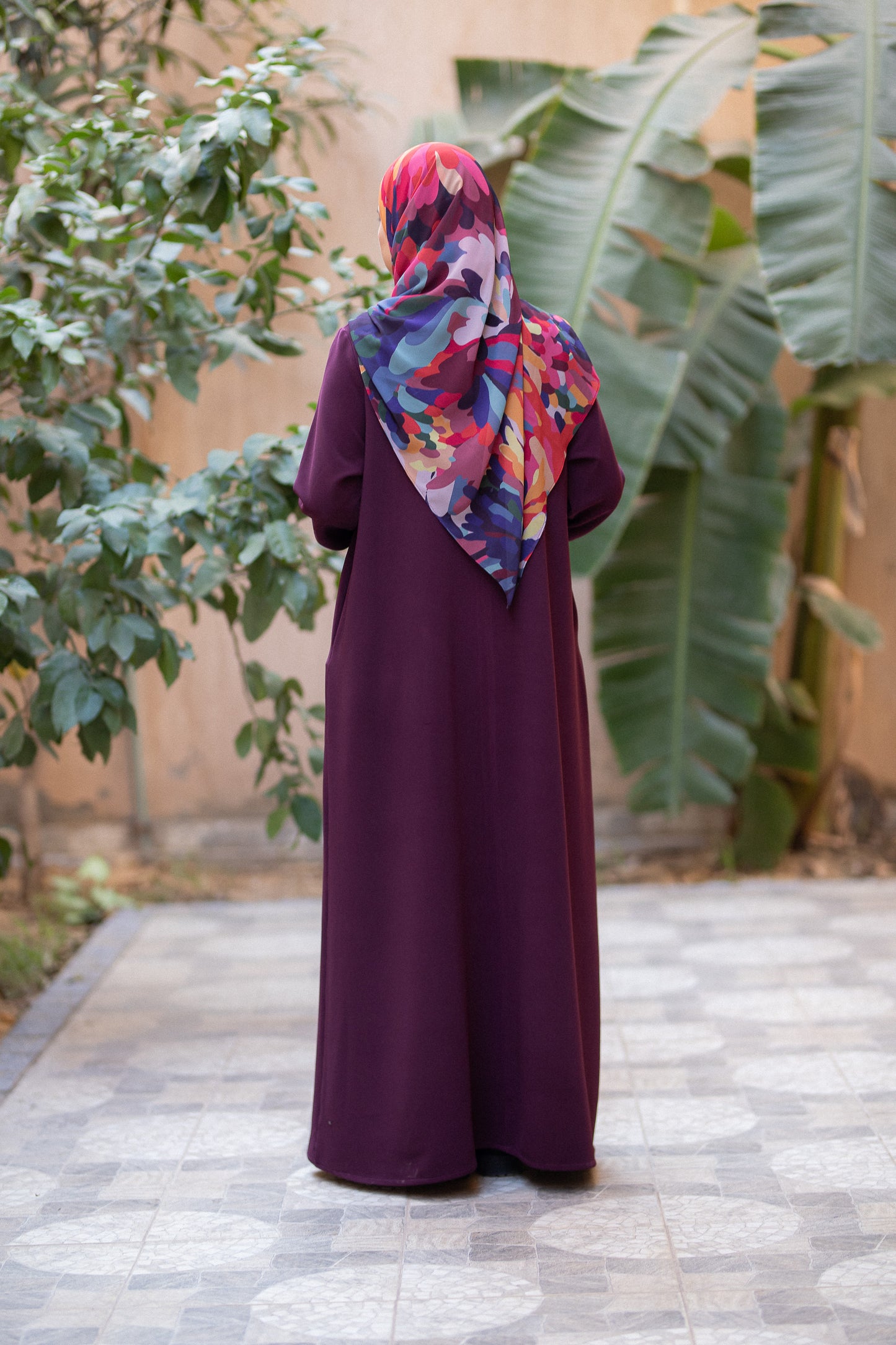 MB Burgundy dress