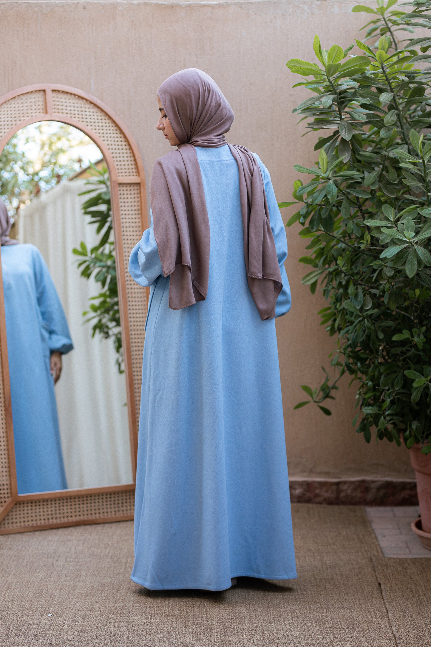 Sky blue Wool dress