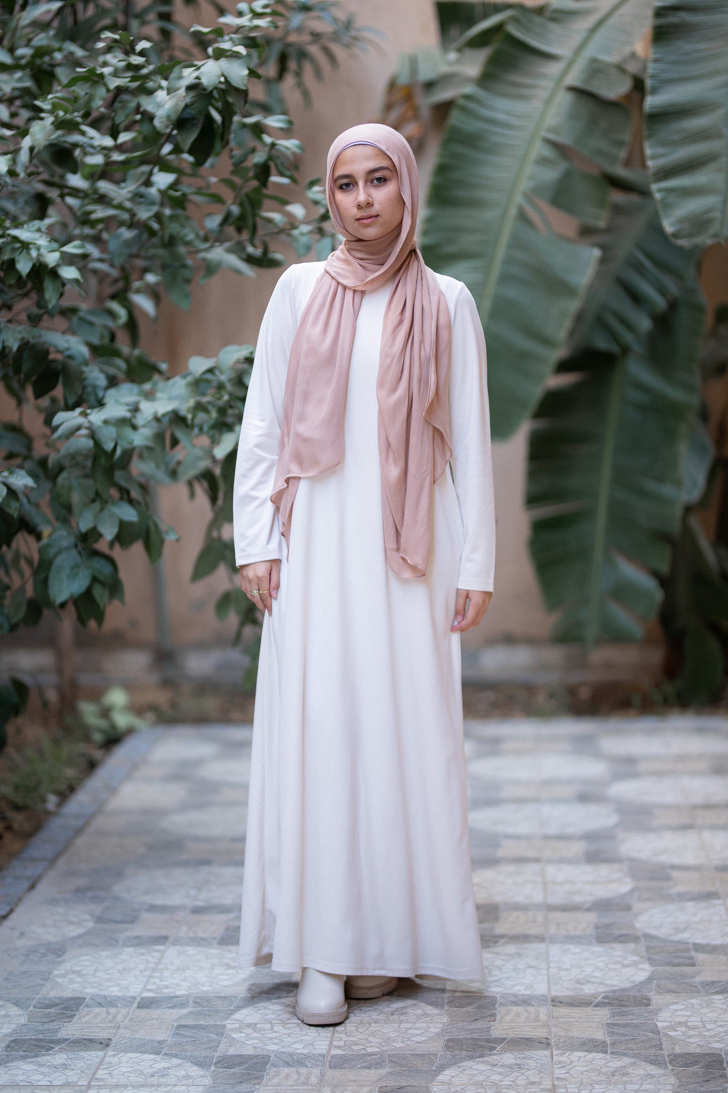 Off-White Basic Dress