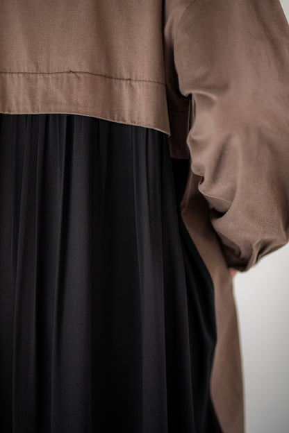 Mocha & Black Dress