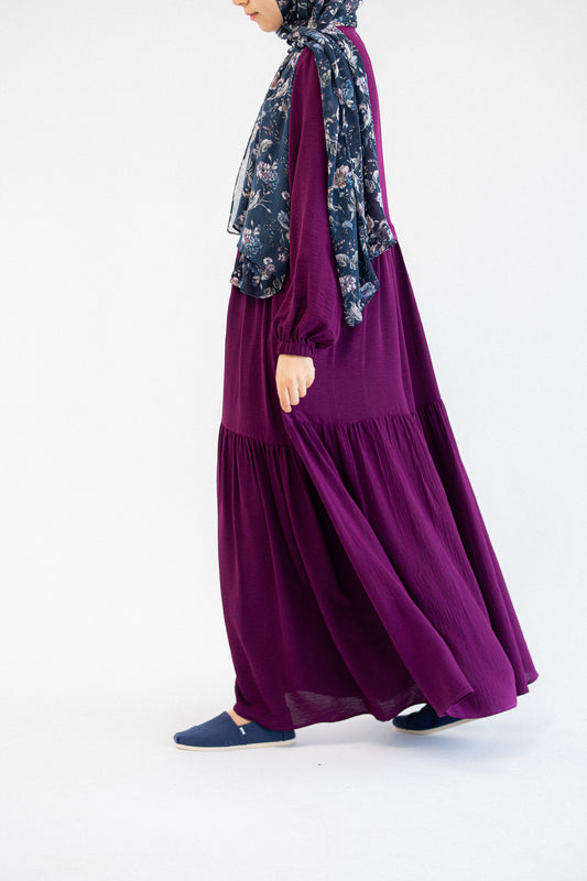 Purple loose Dress