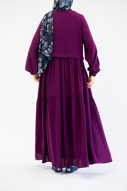 Purple loose Dress