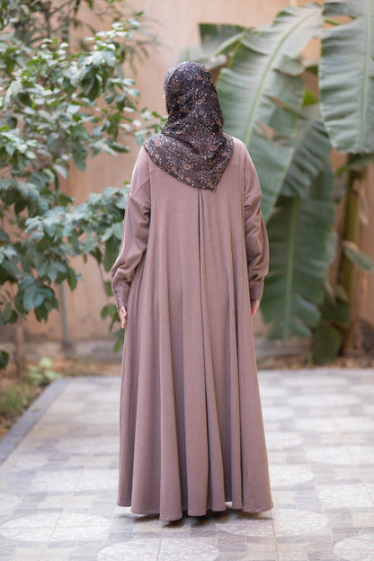 Suede-Knit Almond dress